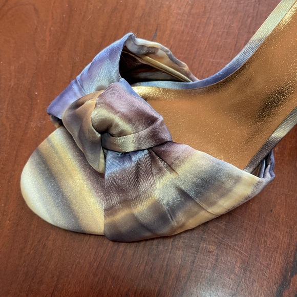 Beautiful Moda Spana silk slides in watercolor ombré silk - Picture 2 of 5